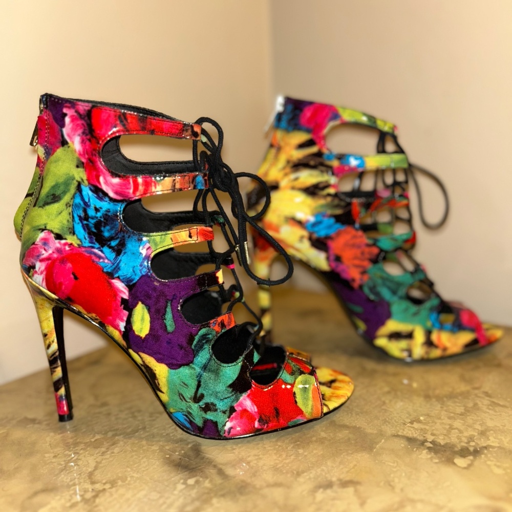 Steve Madden Multicolor Patent Gladiator (US 8.5) - Picture 5 of 9